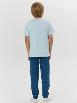 Комплект домашний для мальчиков с надписью "Lightning dash..."