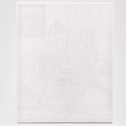 Картина по номерам на холсте с подрамником «Кот за завтраком», 40×50 см