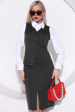 Юбка Лима (полоска/чёрный)