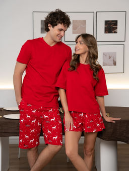 Комплект жен.арт.1247-1,красно-белый