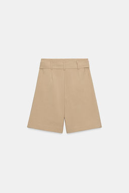 BERMUDA CINTUR?N LAZADA / Camel medio - Zara фото 7