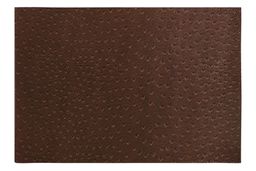 Салфетка под горячее Имитация кожи страуса, коричневая, 45х30 см