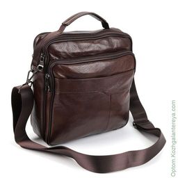 Мужская кожаная сумка 8112 Браун