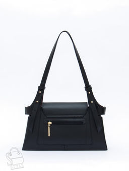 Сумка женская кожаная 2389Y black Polina&Eiterou  в Новосибирске