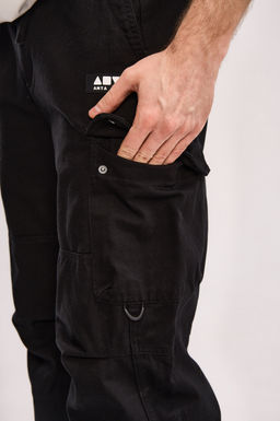 Брюки карго текстильные Черный ANTA SKATE Woven Casual Pants фото 10