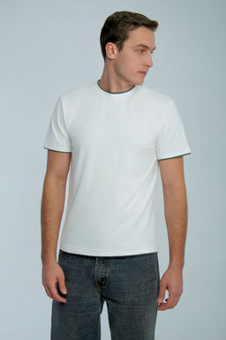 Арт. 67115/6 Футболка мужская 48-56 (5 шт) Цвет:молочный - Идеал фото 2