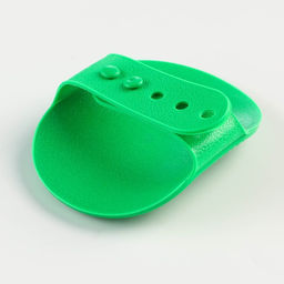 Щётка-наладонник, 12,2 х 8 см, зелёная - Пижон фото 2