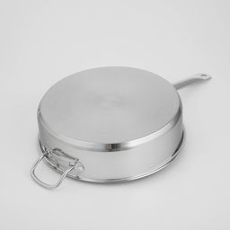 Сковорода Катунь «Общепит», d=32 см, h=8.5 см, корпус 0.6 мм, капсульное дно 3.5 мм, индукция, нержавеющая сталь