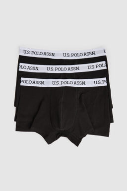Erkek Siyah 3l_ Boxer Tak_m_