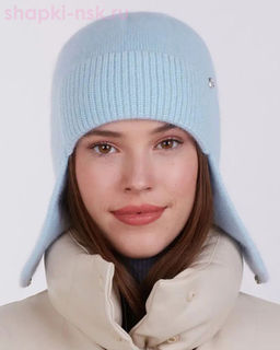 885 WH Ушанка женская (56-58)