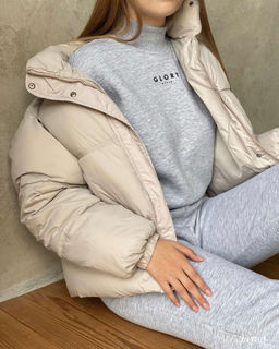 Куртка Лауна (серо-бежевый) - Nadi bordo фото 5