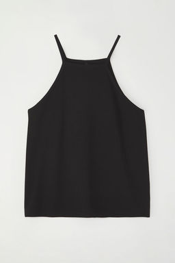 TRENDYOLMILLA Siyah Ask?l? Halter Yaka Regular/Normal Kesim Orme Atlet TWOSS25AL00039 фото 5