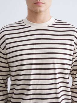 ?izgili Uzun Kollu Erkek Sweatshirt