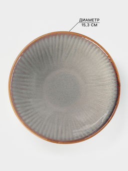 Салатник Magistro Astral, 200 мл, d=15.3 см, фарфор, серый  фото 2