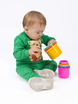 Комплект ясельный зеленый мишка КМ-1413 (80, 52)