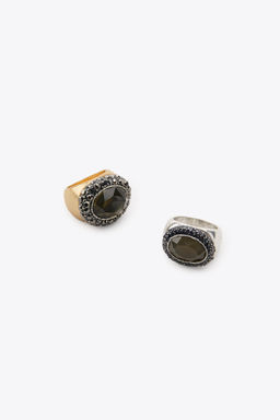 2-PACK OF JEWEL AND GLITTER RINGS - Zara фото 2