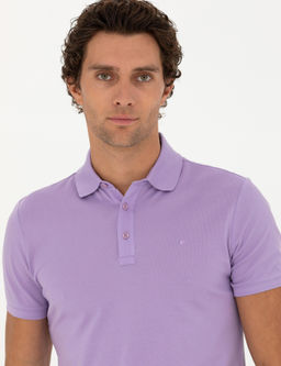 Lila Slim Fit Basic T -For - Cacharel фото 2