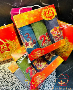 Кухонные полотенца в коробке