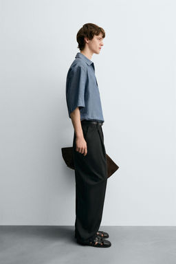 100% LINEN POLO SHIRT - Zara фото 4