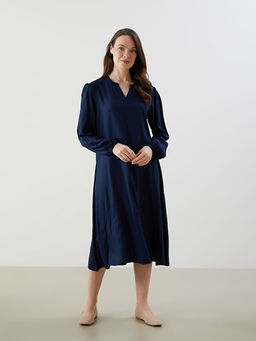 Ka??k Yaka Belmando Elbise