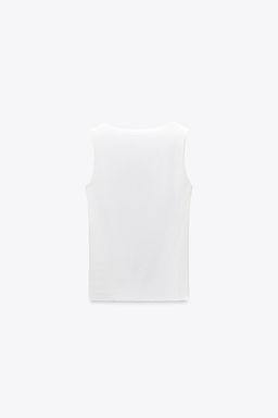 POLYAMIDE TOP WITH WIDE STRAPS - Zara фото 23