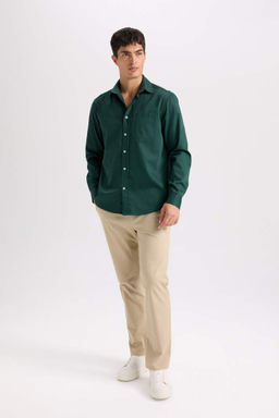 Regular Fit Normal Kesim Yazl?k Duz Paca Chino Kanvas Pantolon - Defacto фото 2