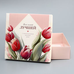 Цена за 5 шт. Коробка складная подарочная Тебе, 20?20?6 см