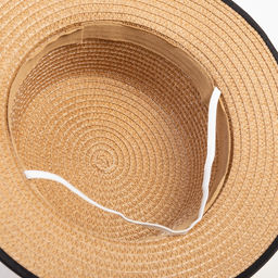 Шляпа для девочки MINAKU «Леди», размер 52-54, бежевая