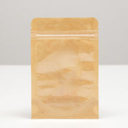 Цена за 50 шт. Пакет Zip-lock Крафт с прозрачной стенкой 10 Х 13 + 2 см