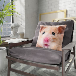 Подушка декоративная Этель Хомячок 40х40 см, габардин, 100% п/э  фото 6