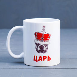 Кружка сублимация Просто ЦАРЬ, c нанесением - Дарим красиво фото 3
