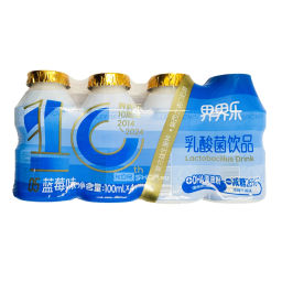 Напиток со вкусом голубики молокосодержащий с лактобактериями Jelley Brown, Китай, 4*100 мл