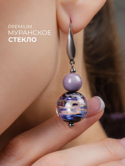 Серьги из муранского стекла