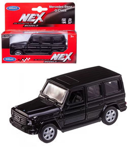 Welly. Машинка 1:38 "Mercedeces-Benz G-Class" пруж. мех., арт.43689W-B черный