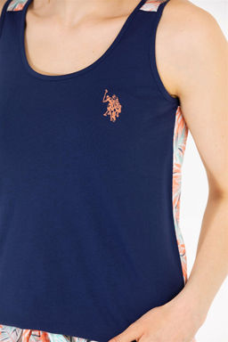 Женский темно-синий пижамный комплект Неожиданная скидка в корзине - U.s. polo assn фото 7