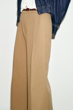TROUSERS WITH BELT AND DARTS - Zara фото 2