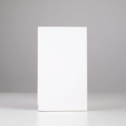 Коробка фигурная, кондитерская упаковка без печати, с окном, белый, 10 шт., 12×3×20 см