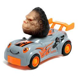 Машина инерционная Животные, вылетает голова при ударе, МИКС - Simaland фото 6