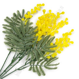 Веточка декоративная 36 см "Мимоза (SF-8123)