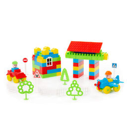 Конструктор Строитель (348 элементов) (в пакете) - Полесье фото 6