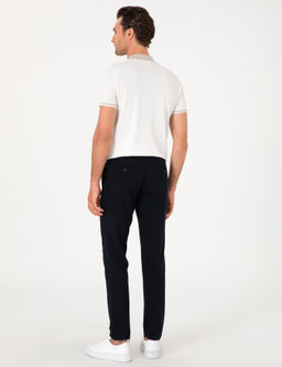 Lacivert Slim Fit Kanvas Pantolon - Cacharel фото 4