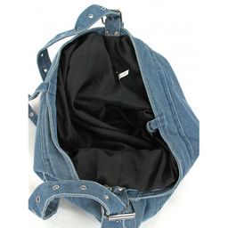 Сумка женская текстиль JN-76-8182, 1отд, плечевой ремень, голубой jeans SALE 261811 - Bobo фото 8