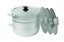 Манты-казан 4,5л с 3 дисками 2,1кг Сплав А5 18453 - Калитва фото 3