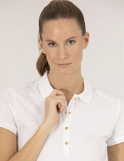 Beyaz Polo Yaka Slim Fit Ti__rt - Pierre cardin фото 3