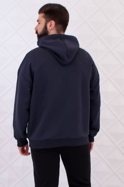 Арт. 6586 Толстовка мужская 46-54 (5 шт) Цвет:темно-синий - Идеал фото 2