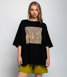 Футболка #КТ58-36, чёрный