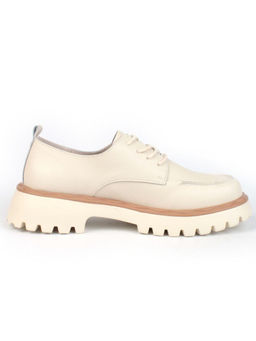 03-HY7-1D BEIGE Полуботинки женские (натуральная кожа)