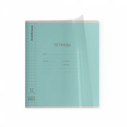 Цена за 10 шт. Тетрадь школьная ученическая с пластиковой обложкой на скобе ErichKrause Классика CoverPrо fizzy, А5+, 12 листов, клетка_MIX-PACK  фото 28