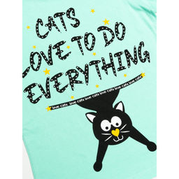 Футболка Подростковая Шалунья Ментоловый - Ronda фото 2