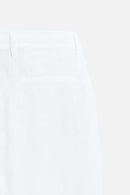 LINEN BLEND TROUSERS - Zara фото 18